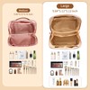 zaleeta Travel Makeup Bag, Large Capacity Cosmetic Organizer Bags for