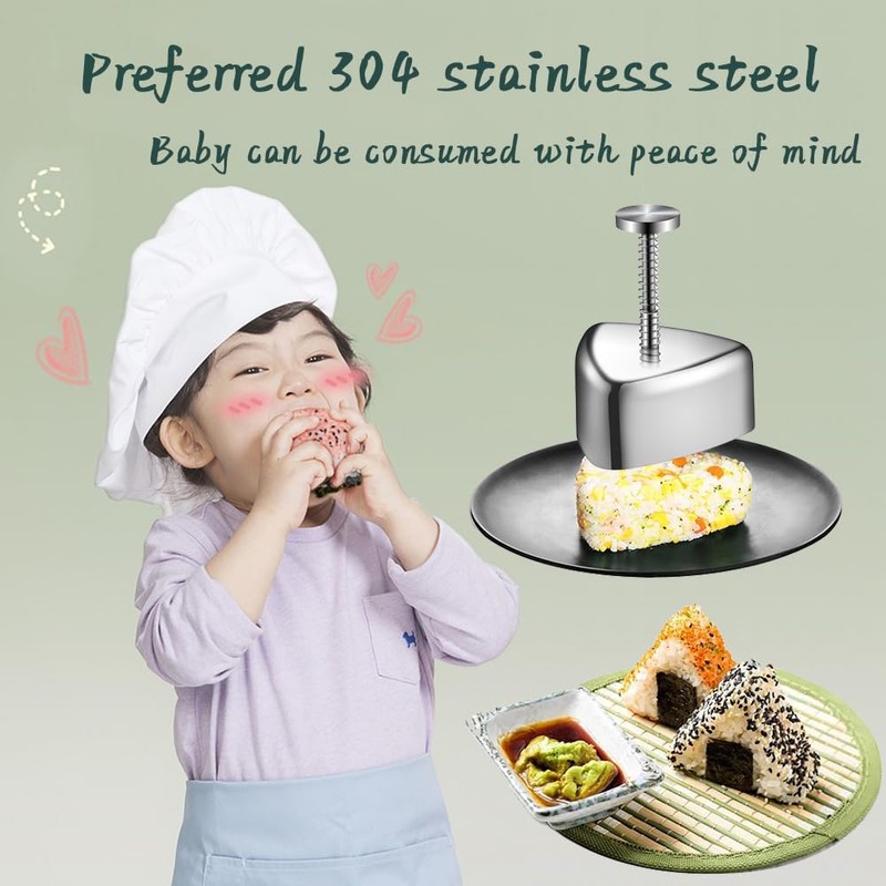 Vientiane Sushi Rice Mould, Sushi Onigiri Mould Stainless, Nigiri Maker,