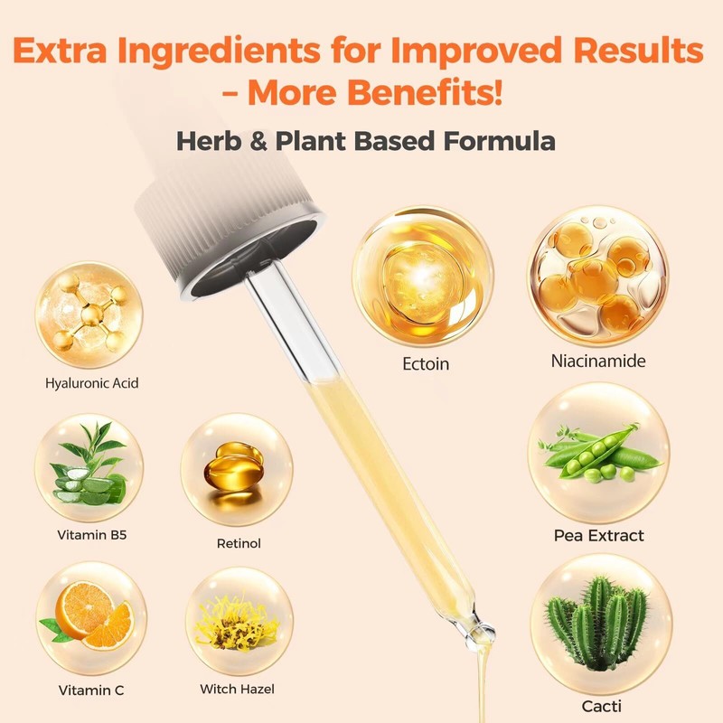 +1HEROLABS 1 Fl Oz Retinol Serum with Vitamin C and