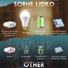 4 Pack Rechargeable Emergency Light Bulbs, Battery Powered LED Light