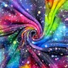 Super Soft Cuddle Fleece Fabric Material Galaxy 1MTR