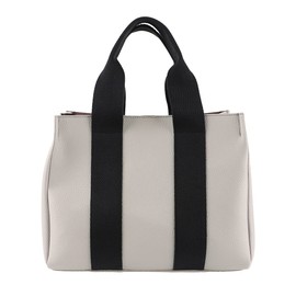 Liz Days Women's Tote Bag, B5, 2-Way Tape Handle, Commuting, IC Card Pocket, Size M, light grey/black