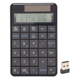 Calculator Number Pad Calculator Function 29 Keys 2.4GHz Wireless USB Plug and Play Ergonomic Design Wireless Number Pad
