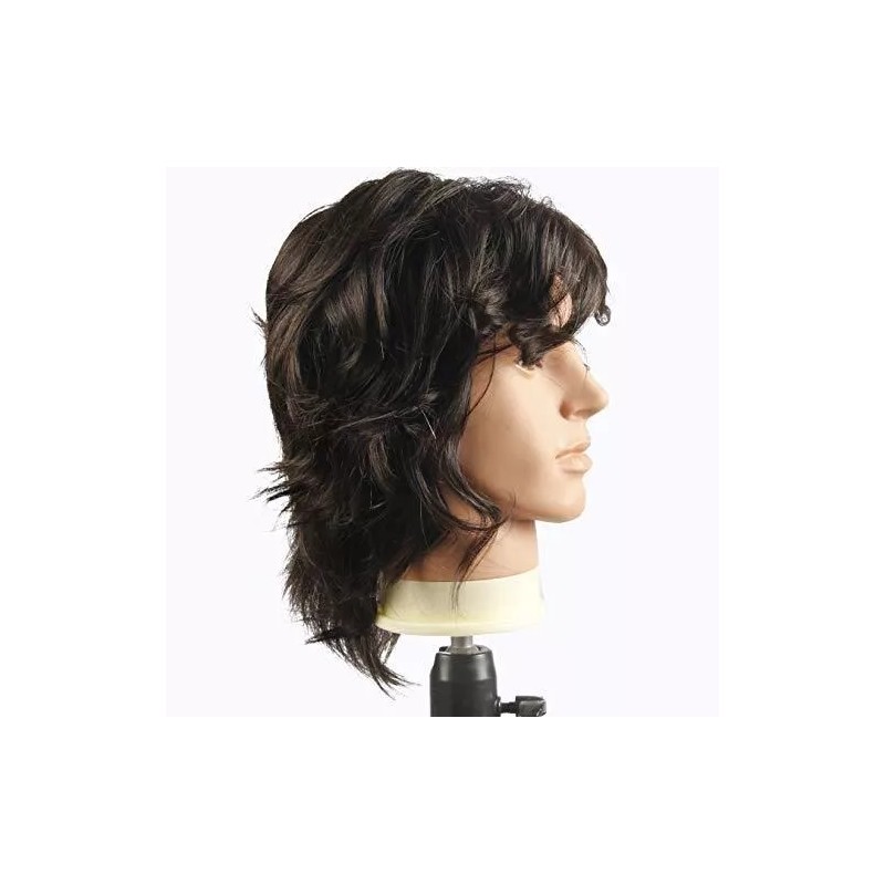 Zenyinfa Maniqui Cabeza Cabello Natural #2 Marrón 40 Cm Zenyinfa