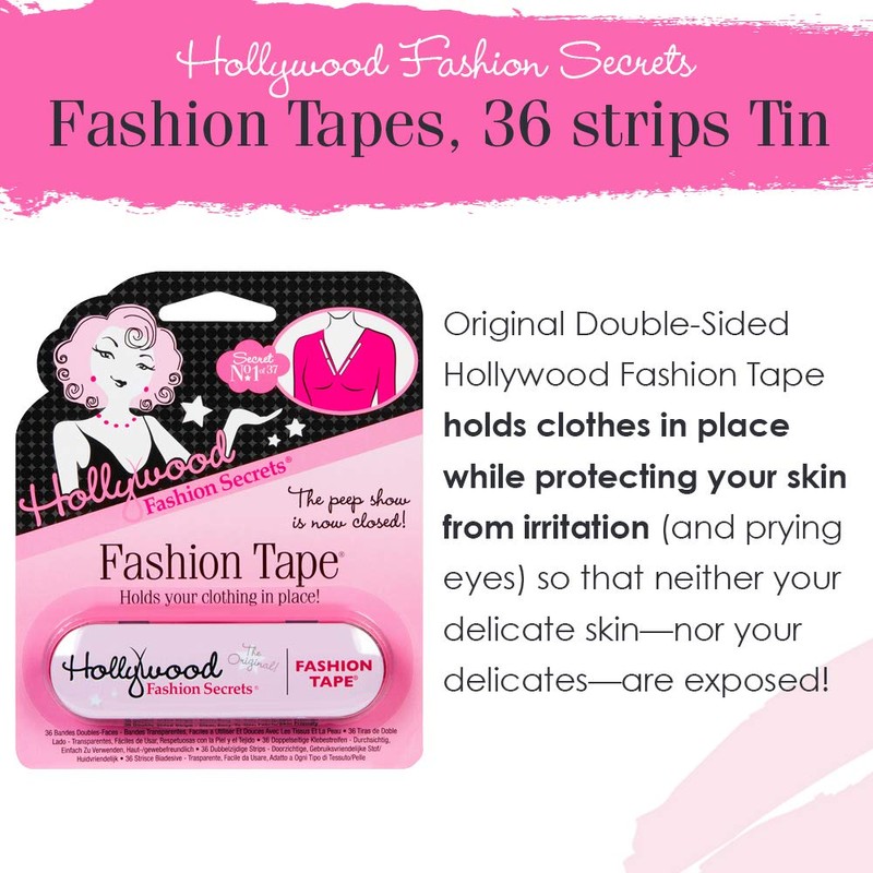 Hollywood Fashion Secrets Double Stick Fashion Tape, Seamless Style Support,