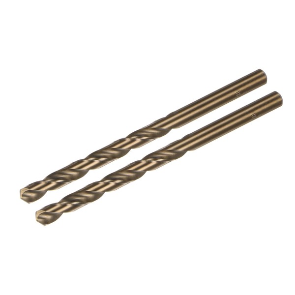 uxcell 2pcs 6.7mm Drilling Dia Straight Shank High-Speed Steel Cobalt