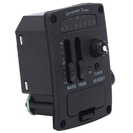 Ukulele 2 Band EQ Amplifier Equalizer Preamp Pickup Ukulele Accessories Ukulele Pickup Pickup Musical Instrument Accessories