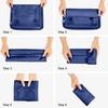 Packing Cubes - 7 Set Packing Cubes Luggage Travel packing