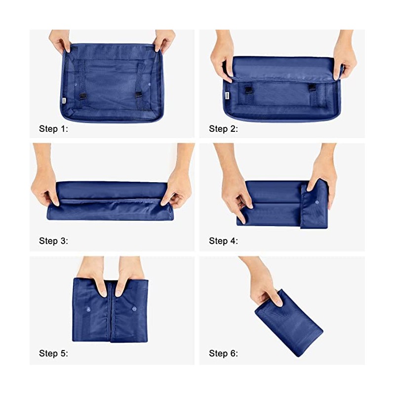 Packing Cubes - 7 Set Packing Cubes Luggage Travel packing