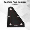 KPALAG Bracket Cab, Black Mounting Plate Bracket Cab Compatible with