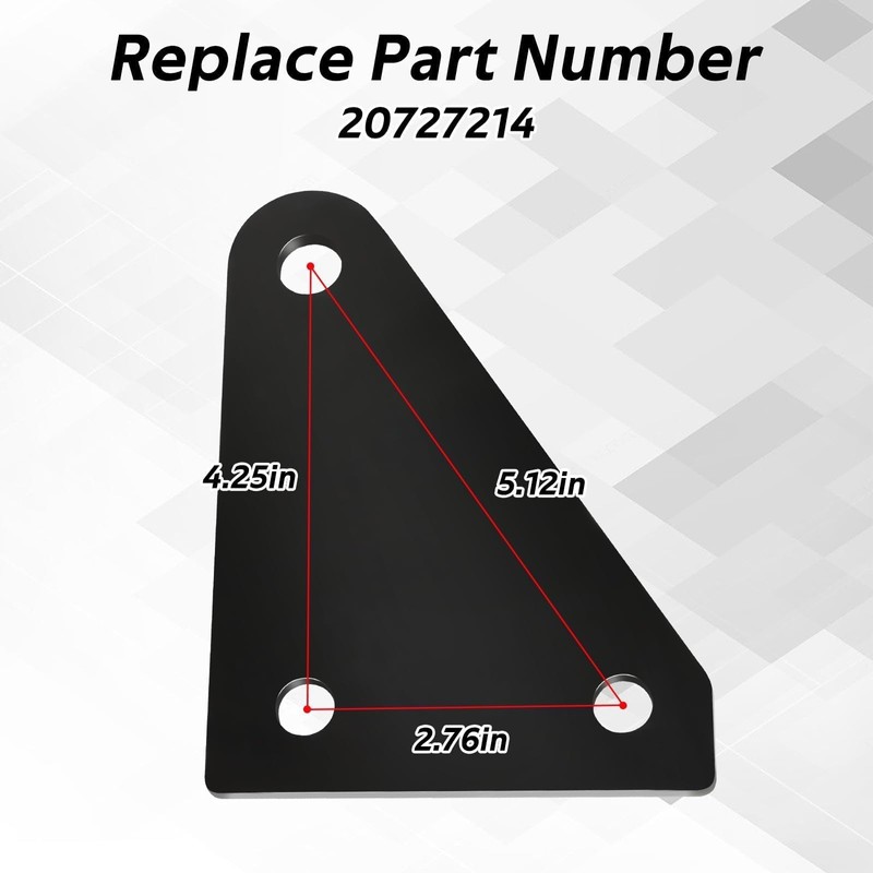 KPALAG Bracket Cab, Black Mounting Plate Bracket Cab Compatible with