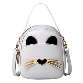 A-QMZL Girls Handbags Mini Shoulder Bag Little Girls Crossbody Bag Cute Stylish Casual Bag Messenger Bag Multiple Back Methods Large Capacity Handbag for Girls Kids Toddler (grey)