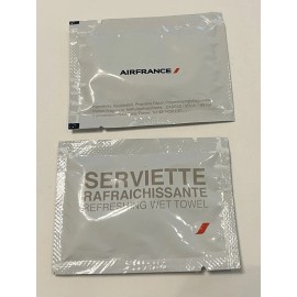 Air France Airlines Refreshing Towel Wet Wipe