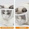 Mesh Transparent Cat Face Guard,PVC Cat Face Guard,PVC Mesh Clear