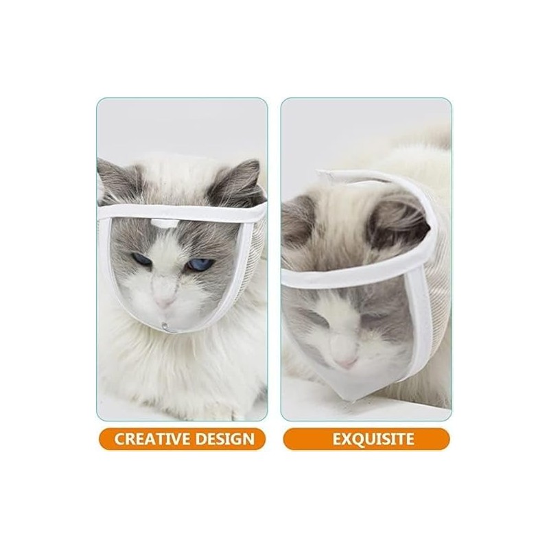 Mesh Transparent Cat Face Guard,PVC Cat Face Guard,PVC Mesh Clear