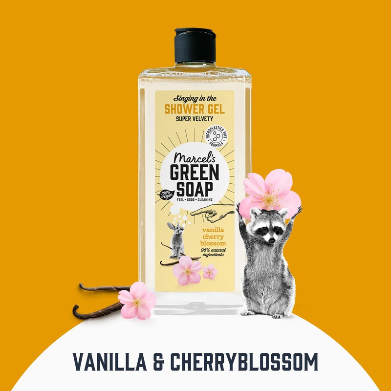 Marcel's Green Soap - Shower Gel Vanilla & Cherry Blossom