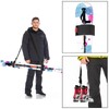 QKURT 2PCS Ski Carrier Straps, Adjustable Ski Shoulder Straps Binding