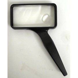 DONEGAN C-625 2" X 4" RECTANGULAR MAGNIFIER WITH 4X BIFOCAL 2-1/4X AT 9" - USA