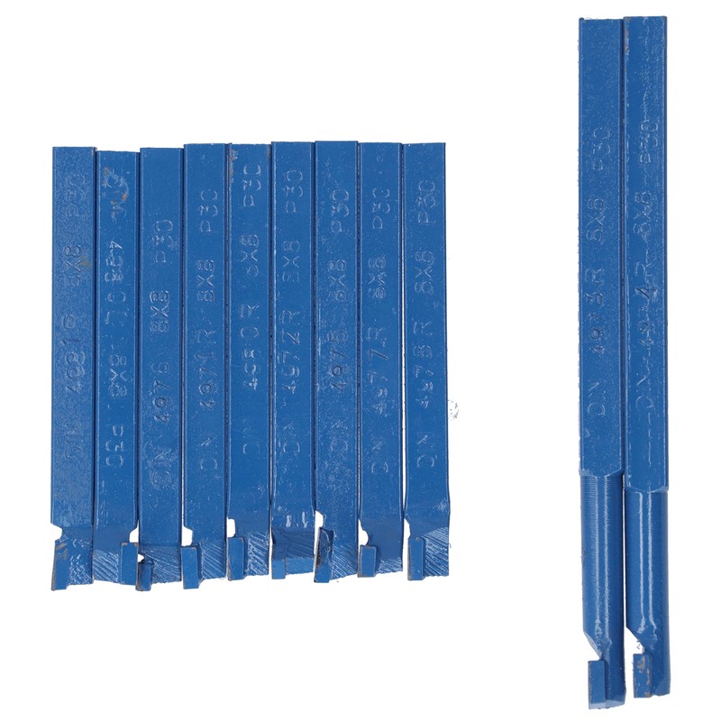 11Pcs Carbide Lathe Tool Set DIN Standard Turning Tools Replacement