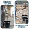 Black Plastic Builders Bucket 3 Gallon 14 Litre Water Mixing