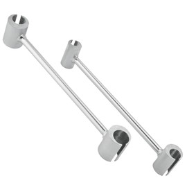 Kadryxon 2 Piece Hinge Gap Adjustment Key Set, Door Hinge Repair Tool, 14-19mm & 23-25mm Door Hinge Adjustment Tool, Perfect for Flag Type Hinge Doors Such as Fire Doors