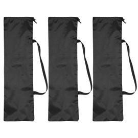 PATIKIL 100cm x 30cm Tripod Carrying Case, 3 Pack Camera Tripod Carrying Bags Oxford Cloth Padded Bag for Camera Gear Mic Light Stand Sheet Music Photography Accessories, Black