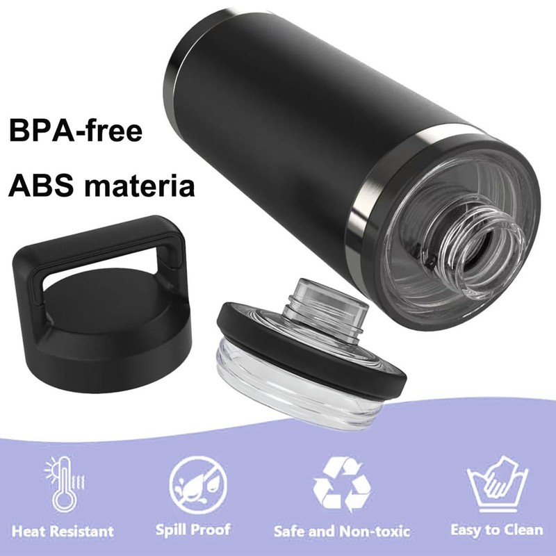 Bottle Chug Cap for YETI Rambler, Top Replacement Lid Fits