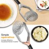 Obsoorth Potato Masher, Folding Stainless Steel Non Stick Non-Slip Mash