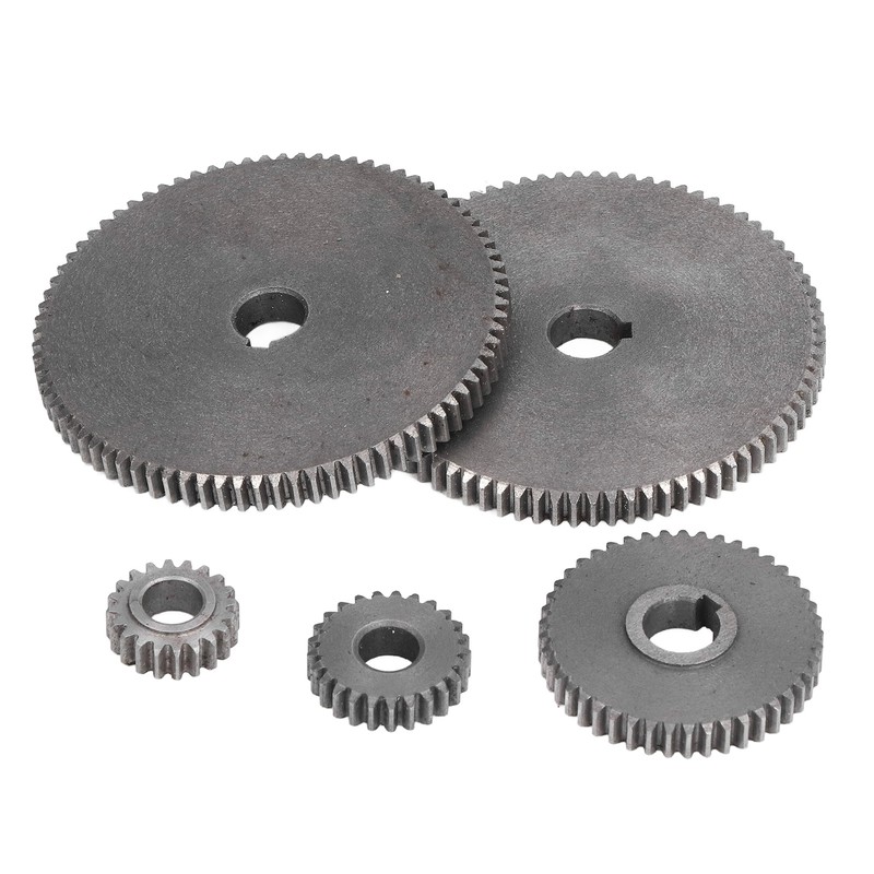 5Pcs Lathe Gear Metal Mini T80 T45 T25 T20 Accessory