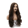AFBeauty Brown Wig Long Wavy Brown Middle Part No Lace