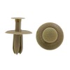 sourcing map 100 Pcs Beige 6mm Hole Rivet Door Trim