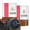 Incha 국내산 검은콩검은깨 가루 분말 검은콩 검정깨 파우더 선식 400g(200gX2개) Domestic Black Soybean and Black Sesame Powder, 400g (200g x 2 packs)