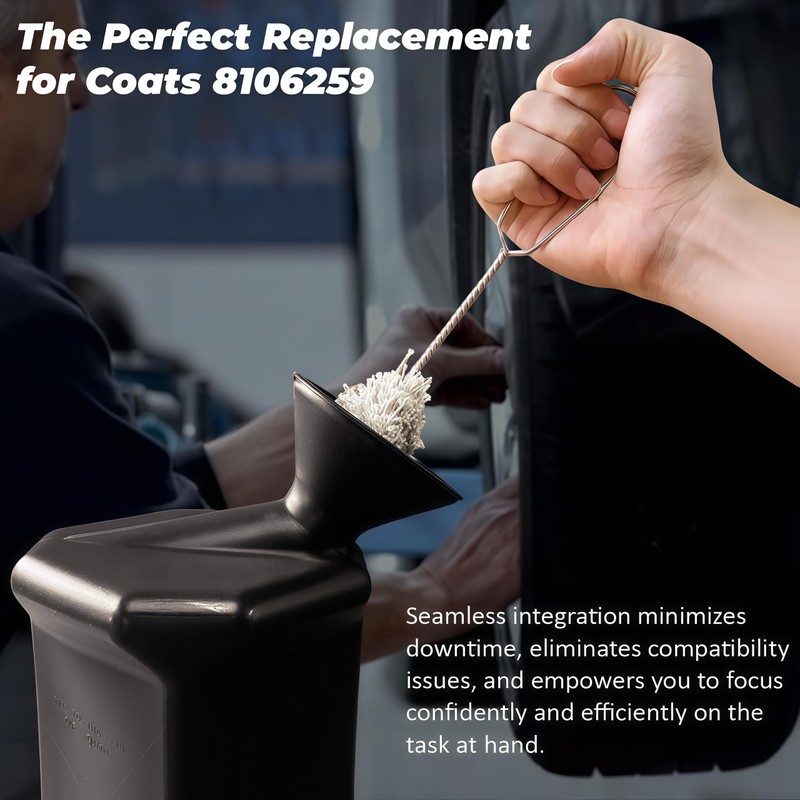 Angled Tire Lube Bucket Kit(Includes 4 Lubricant Brushes),Designed specifically for