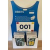 It's Running BibBits Magnetic Race Number Holder Runner Silver