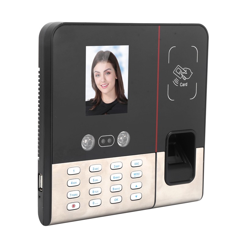 2.8in TCP/IP Time Attendance Face Fingerprint Password ID Card Recognition
