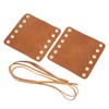 Motorcycle Hand Grip Cover Fiber Simulated Leather Anti Slip Retro