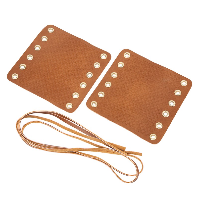 Motorcycle Hand Grip Cover Fiber Simulated Leather Anti Slip Retro