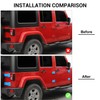 Jimen Compatible with 2007-2018 Jeep Wrangler JK & Unlimited 4