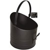 HomeZone Black Coal Bucket Fireside Accessories Kindling, Log, Coal &