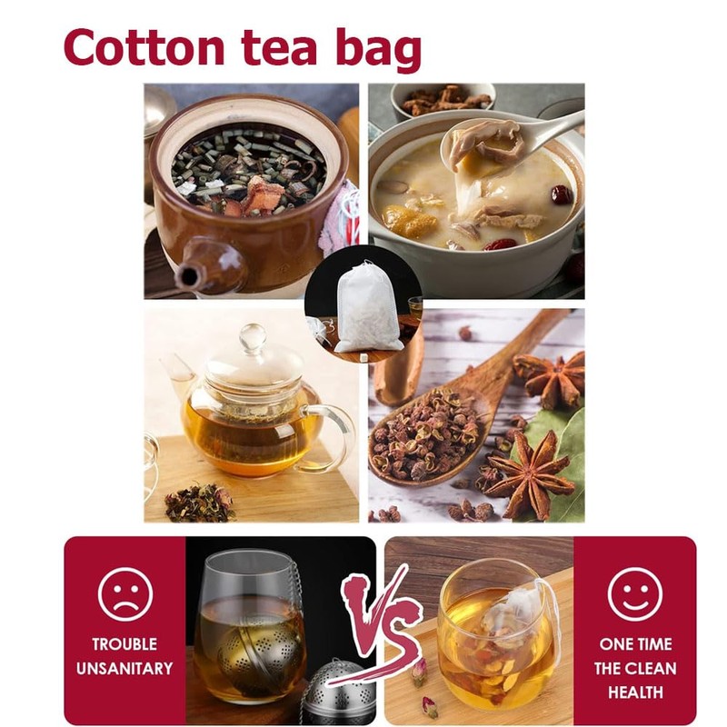 400 PCS Tea Bags for Loose Leaf Tea, Empty Tea