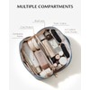 EACHY Travel Makeup Bag,Large Capacity Cosmetic Bags for Women,Waterproof Portable