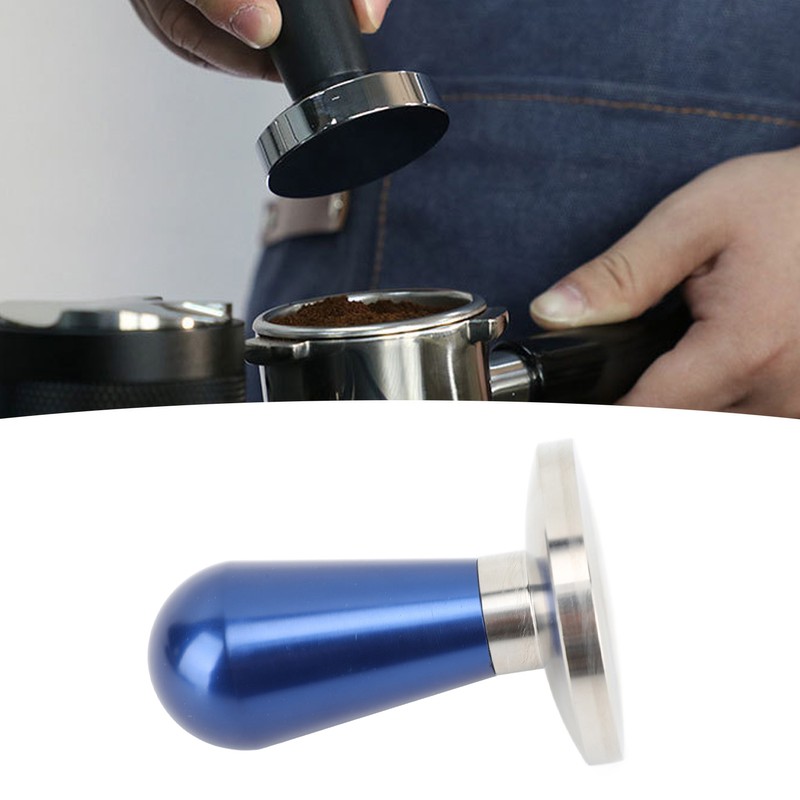 58mm Coffee Tamper Aluminium Alloy Ergonomic Handle Consistent Compression Coffee