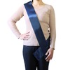 FENDOLE 24 Pack Navy Blue Blank Sash,Plain Satin Sashes,Sashes for