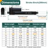 JQDML 8 Inch Stroke Linear Actuator 12V Heavy Duty 440lbs/2000N