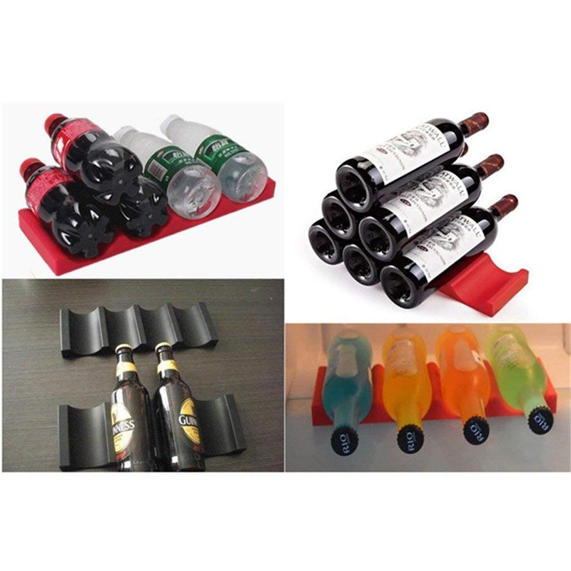 Happy Fox | Bottle and Can Stacker for Fridge,Hold Maximum