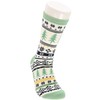 Lazy One Men and Women's Novelty Crew Socks, Funny Crew