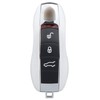 TOMALL Carrera White Metallic Replacement Key Case for Cayenne Panamera