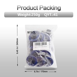 NYXCL Miroku 40Pcs Mixup 2-inch Quick Change Discs Set, Zirconia Sanding Discs with 1/4" Holder, for Die Grinder Surface Prep Strip Grind Polish Finish Burr Rust Paint Removal