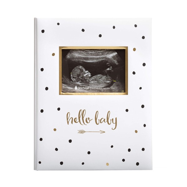 Pearhead Hello Beautiful Baby Memory Book, Milestone Journal, New Mum