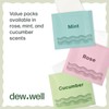 Dew Well Refresh Deodorant Wipes - 50 Individually Wrapped Wet